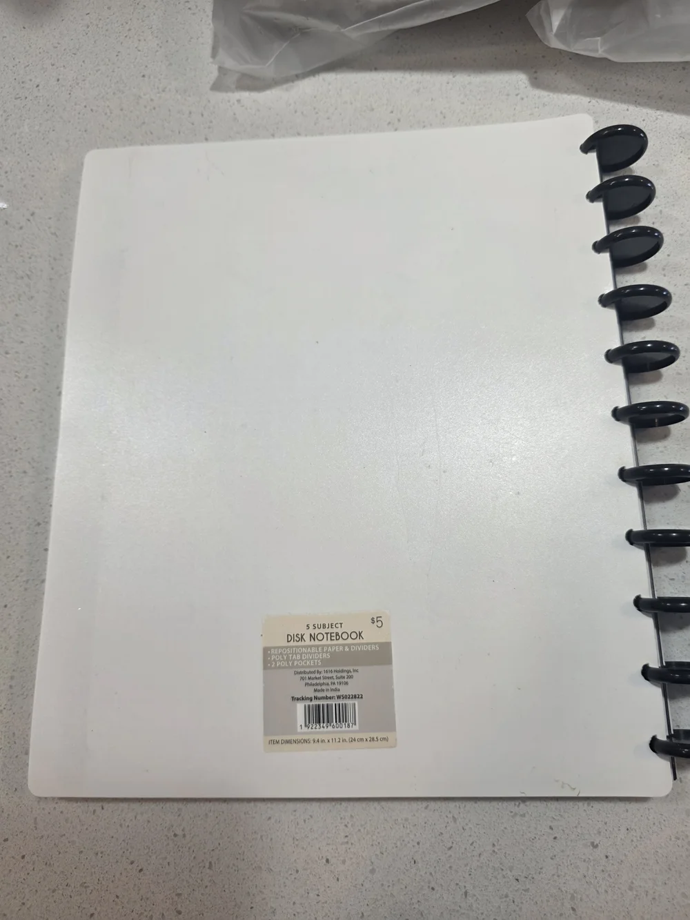 Pastel Galaxy Disc Spiral Notebook - Pink, Purple, Mint